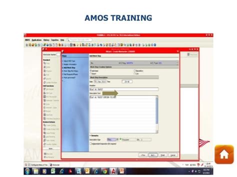 amo training|amos maintenance system.